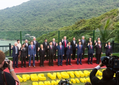 World leaders at the Asia-Pacific Economic Cooperation Summit in Da Nang, Vietnam