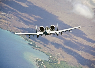 Thunderbolt II 'Warthog' flying over