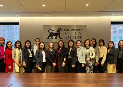 ASEAN EFL Delegation group photo at Asia Society NY