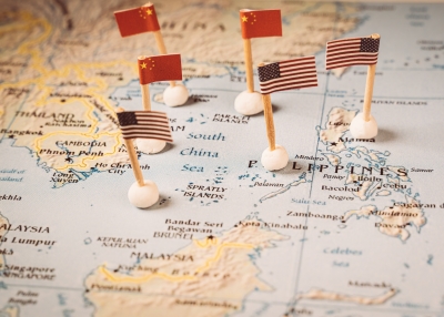 flags on map-Ivan Marc-shutterstock