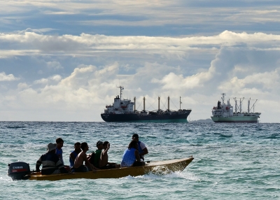 Tuvalu fishermen