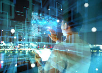 Metaverse concept composite image