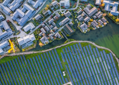 Solar panels in Shanghai
