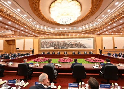 CHINA-ECONOMY-DIPLOMACY-BUSINESS