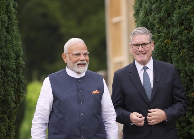 Modi and Keir Starmer