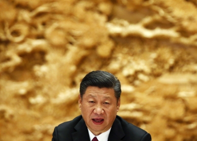 Chinese President Xi Jinping attends a summit at the Belt and Road Forum on May 15, 2017 in Beijing, China.