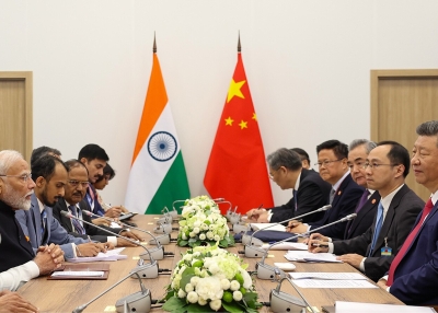 Modi and Xi at BRICS