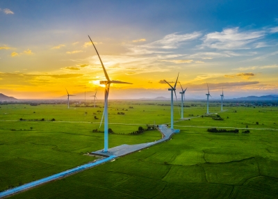 Wind Turbines, Ninh Thuan, Vietnam