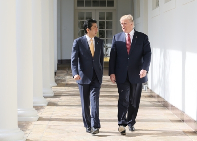Donald Trump Shinzo Abe