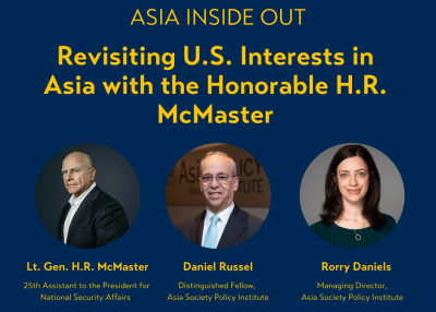 Revisiting U.S. Interests in Asia with the Honorable H.R. McMaster